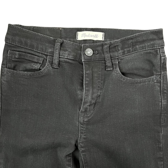 Madewell 9" Mid-Rise Roadtripper Skinny Jeans in Bennett Wash Black Sz 24 (00) - Picture 6 of 11
